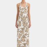 Elodie Halter Midi Dress