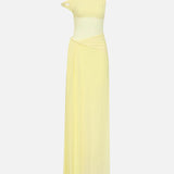 Misha Sisal Mesh Maxi Dress | Lemon