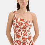 Chloe One Shoulder Midi Dress