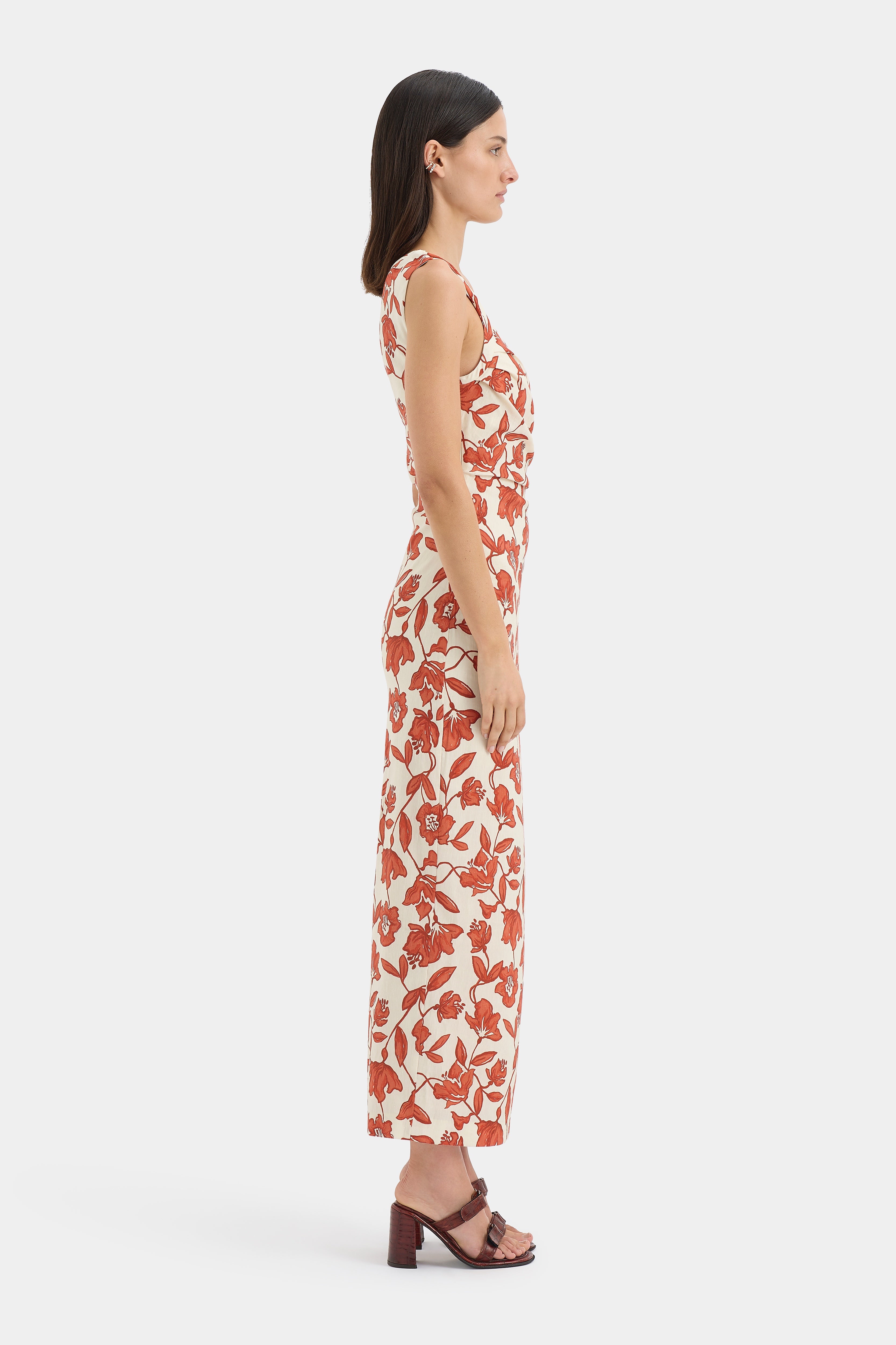 Chloe One Shoulder Midi Dress