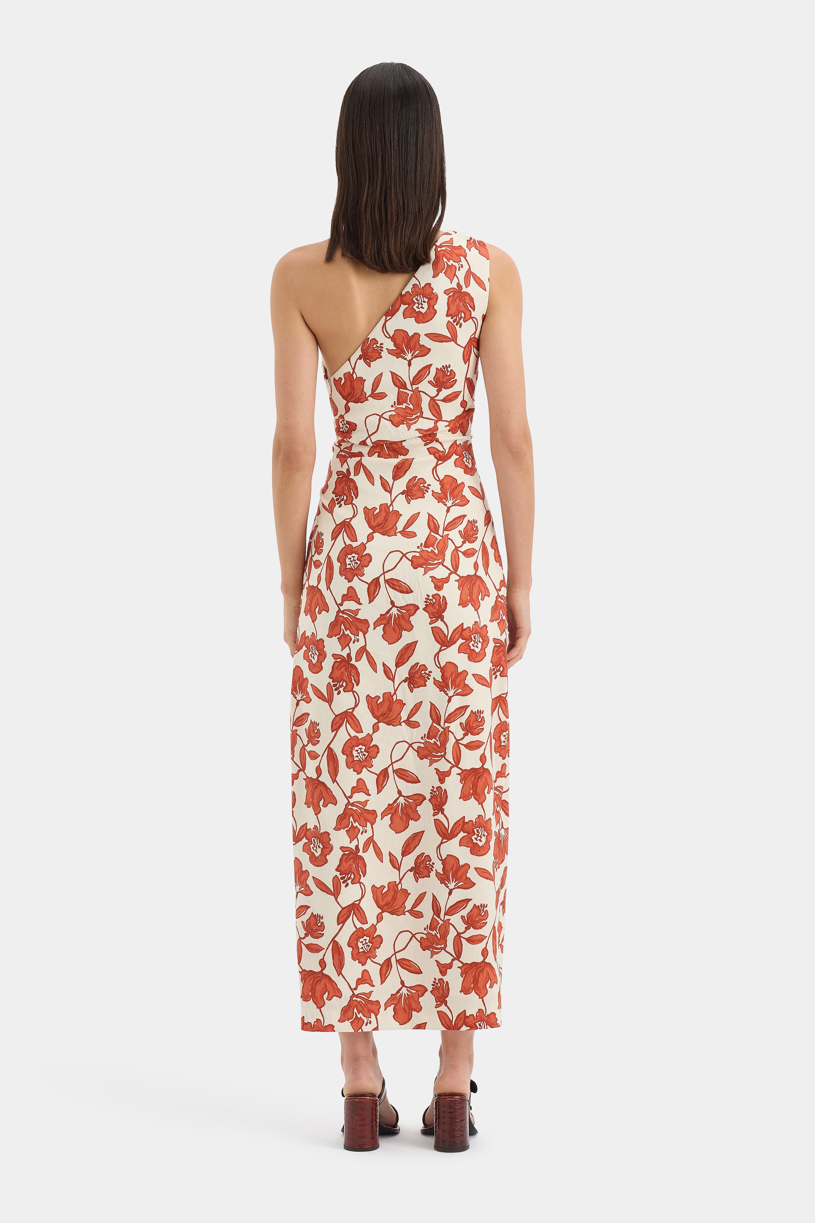Chloe One Shoulder Midi Dress