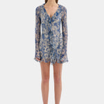 Lilia Ruffle Long Sleeve Mini Dress