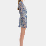 Lilia Ruffle Long Sleeve Mini Dress