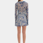 Lilia Ruffle Long Sleeve Mini Dress