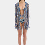 Lilia Ruffle Long Sleeve Mini Dress