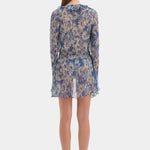 Lilia Ruffle Long Sleeve Mini Dress