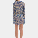 Lilia Ruffle Long Sleeve Mini Dress