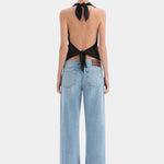 Noria Halter Tie Top