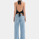 Noria Halter Tie Top