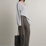 A.Emery The Persey Top | Light Grey Melange