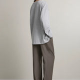A.Emery The Persey Top | Light Grey Melange