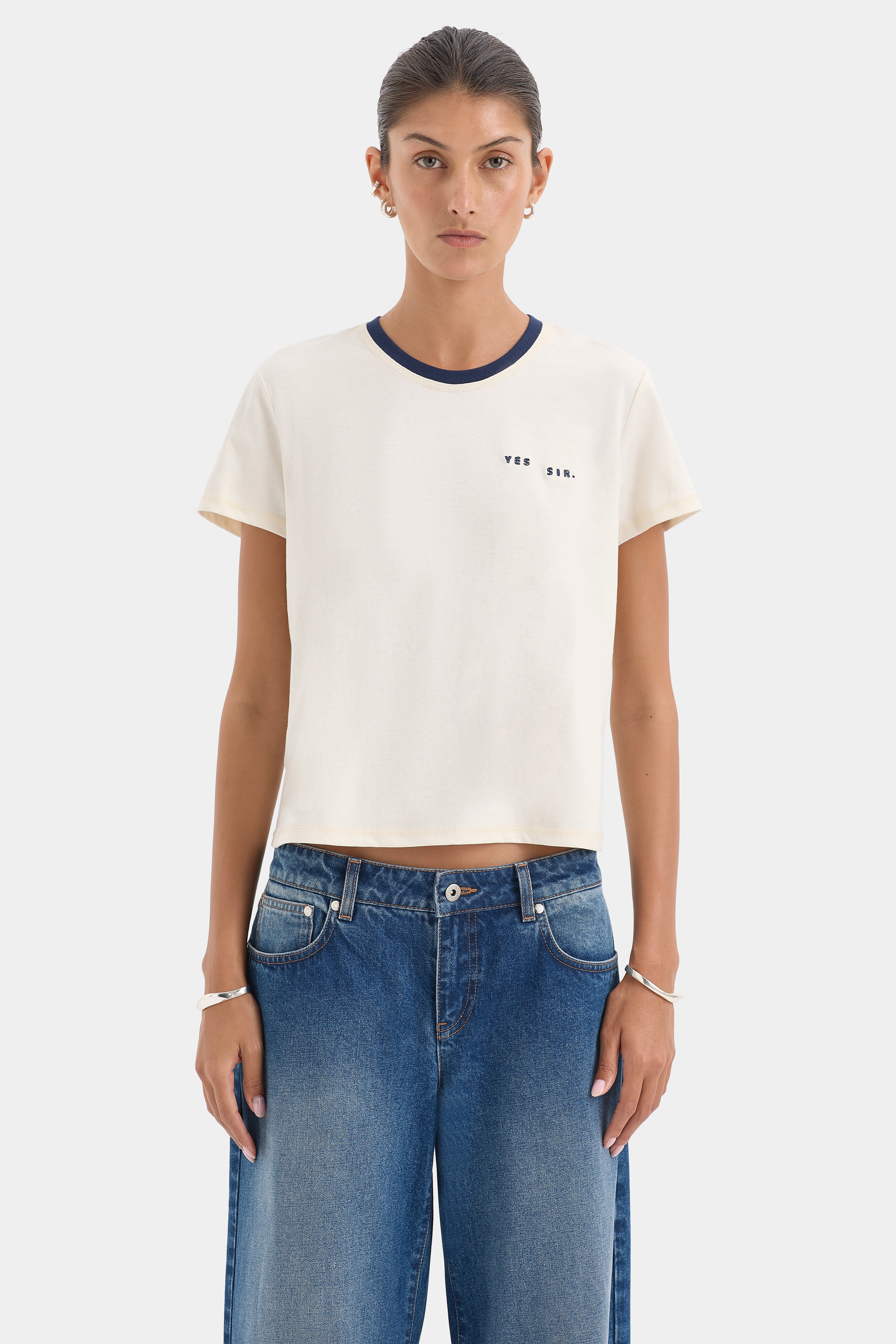 Yes SIR. Crew Neck Tee