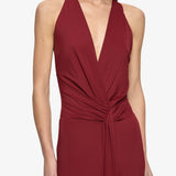 Bec + Bridge Thalia V Maxi Dress | Syrah