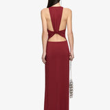 Bec + Bridge Thalia V Maxi Dress | Syrah