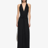 Bec + Bridge Thalia V Maxi Dress | Black