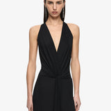 Bec + Bridge Thalia V Maxi Dress | Black