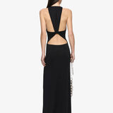 Bec + Bridge Thalia V Maxi Dress | Black
