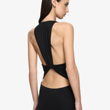 Bec + Bridge Thalia V Maxi Dress | Black