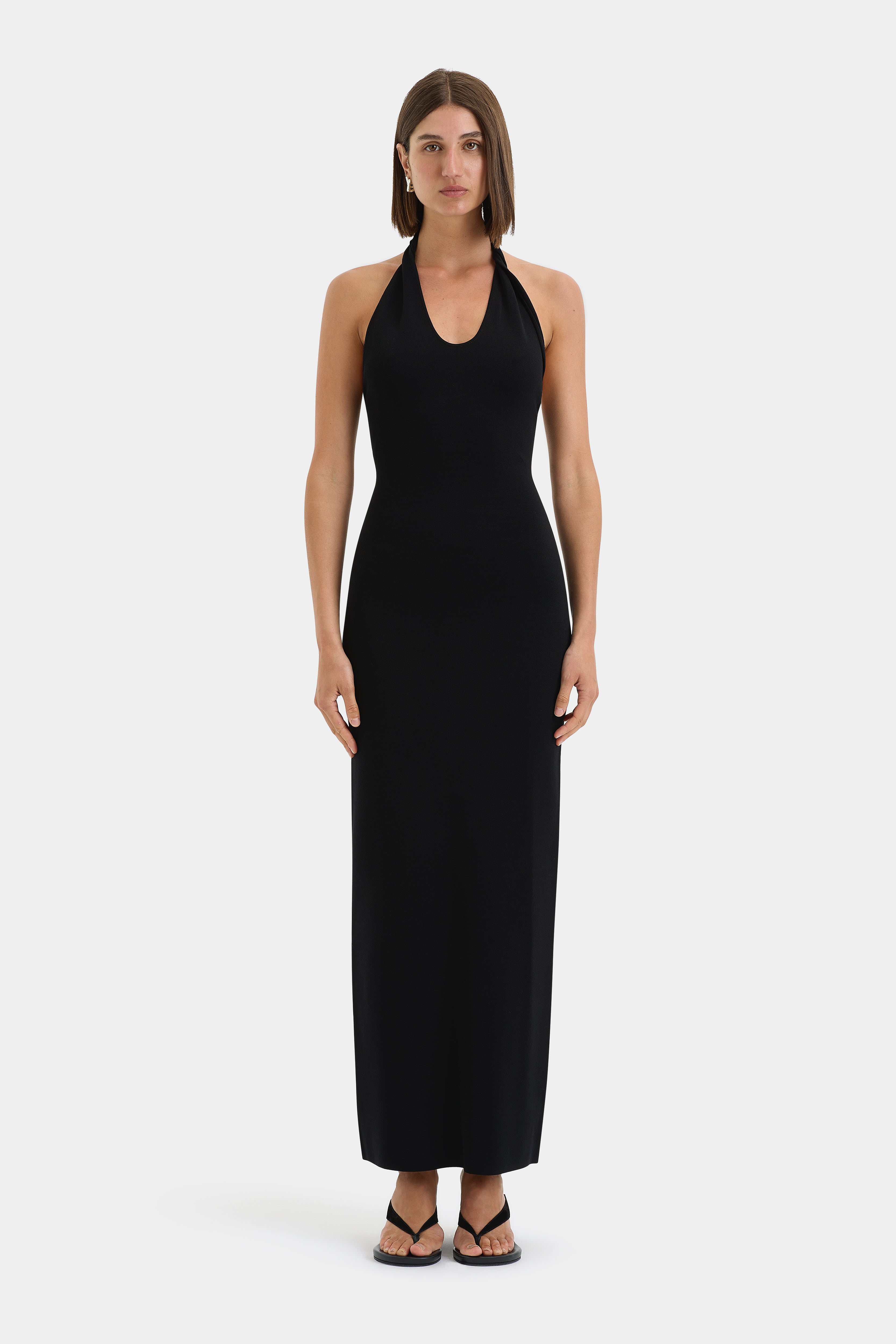 Solari Halter Twist Dress