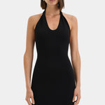Solari Halter Twist Dress