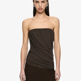 Bec + Bridge Xanthi Strapless Maxi Dress | Bitter Choc