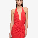 Bec + Bridge Xanthi V Neck Maxi Dress | Flame