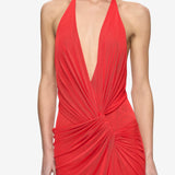 Bec + Bridge Xanthi V Neck Maxi Dress | Flame