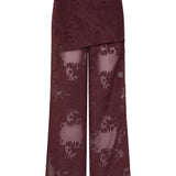 Roame Tallow Pant | Mulberry Jacquard