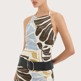 Lola Pleated Midi Dress