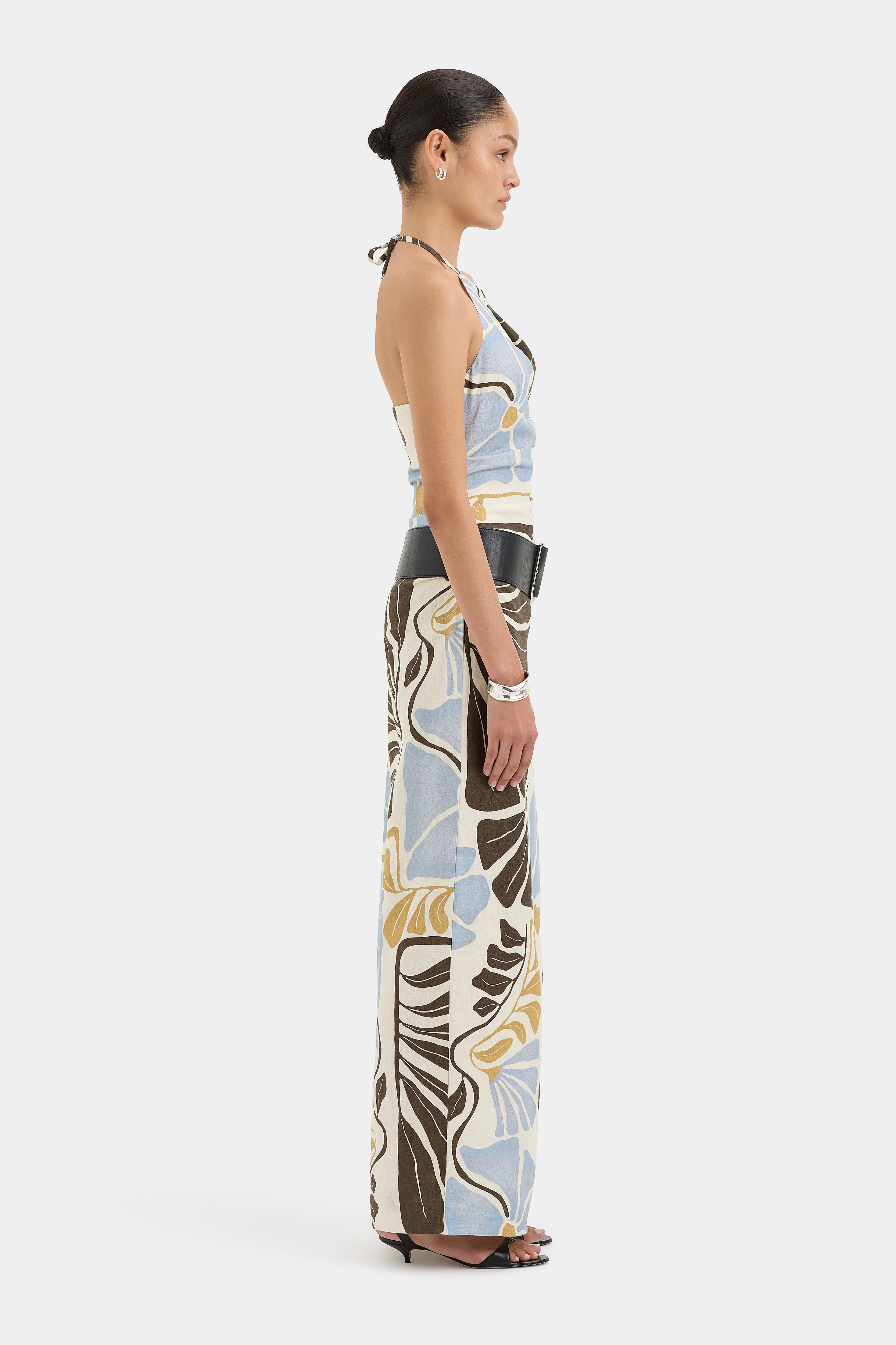 Lola Pleated Midi Dress