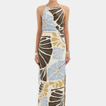 Lola Pleated Midi Dress