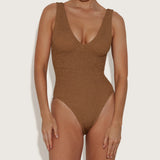 Hunza G Sadie Swim  | Metallic Cocoa (PRE-ORDER)