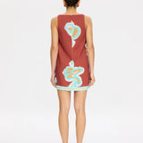 Kivari Enzo Mini Dress | Maroon (PRE-ORDER)