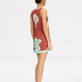 Kivari Enzo Mini Dress | Maroon (PRE-ORDER)