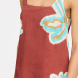 Kivari Enzo Mini Dress | Maroon (PRE-ORDER)