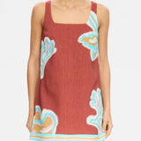 Kivari Enzo Mini Dress | Maroon (PRE-ORDER)