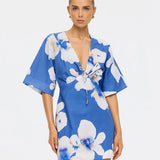 Kivari Rowena Mini Dress | Blue (PRE-ORDER)