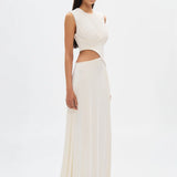 Misha Sierra Jersey Gown | Ivory