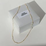 Saint Valentine Something Blue Necklace | Gold
