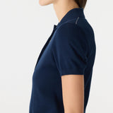 Bassike Knitted Cotton Baby Polo | Ink