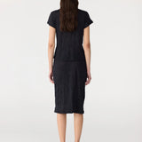 Bassike Crinkle Jersey Skirt | Black