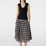 Bassike Essential Scoop Tank | Black