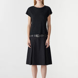 Bassike Slub Heritage Baby T-Shirt | Black