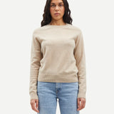 Samsoe Samsoe Boston O-Neck | Cream Melange