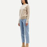 Samsoe Samsoe Boston O-Neck | Cream Melange