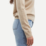 Samsoe Samsoe Boston O-Neck | Cream Melange