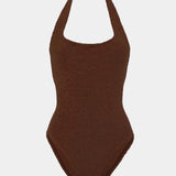 Hunza G Sandy Swim | Metallic Chocolate