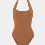 Hunza G Sandy Swim | Metallic Cocoa