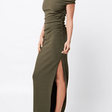 Mossman Elated Dress | Khaki