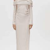 Camilla and Marc Shaw Off Shoulder Dress | Ice Pink